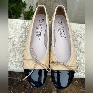 Paul Mayer Attitudes "The Cozy" quilted ballet flats - size 7B